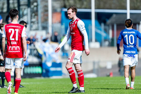 Sandvikens IFs Martin Springfeldt deppar