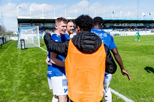 Trelleborgs Fritiof Björkén jublar