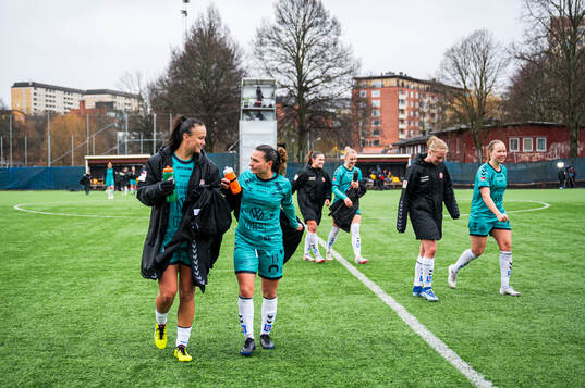 Kristianstads spelare jublar