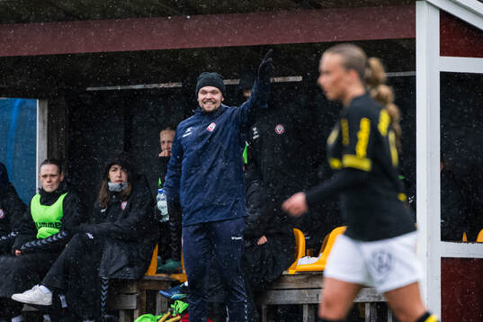 Kristianstads tränare Daniel Angergård