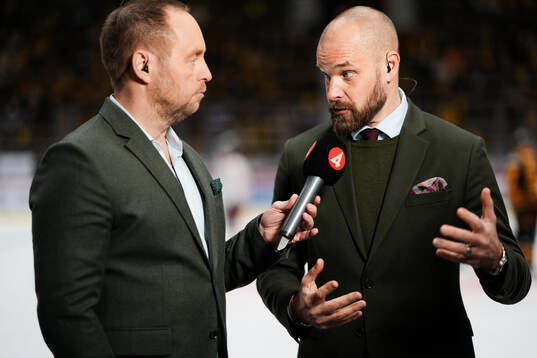 Tv4’s Johan Edlund och Sanny Lindström