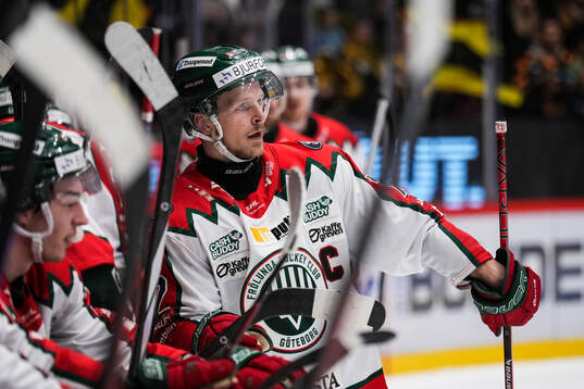 Frölundas Max Friberg deppar