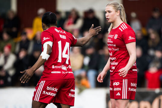 Piteås Faith Ikidi Michael och Ellen Löfqvist deppar