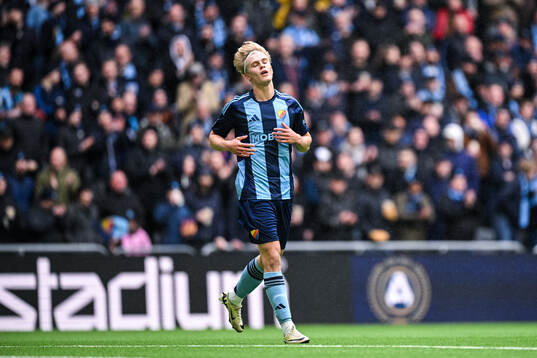 Djurgårdens Lucas Bergvall deppar