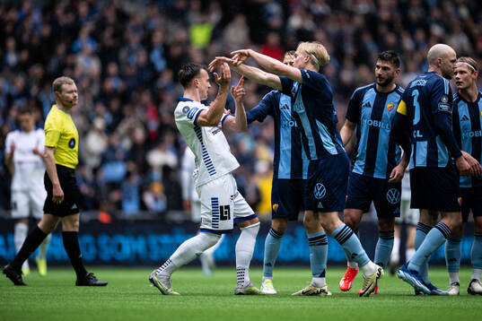 Sirius Henrik Castegren mot Djurgårdens Lucas Bergvall