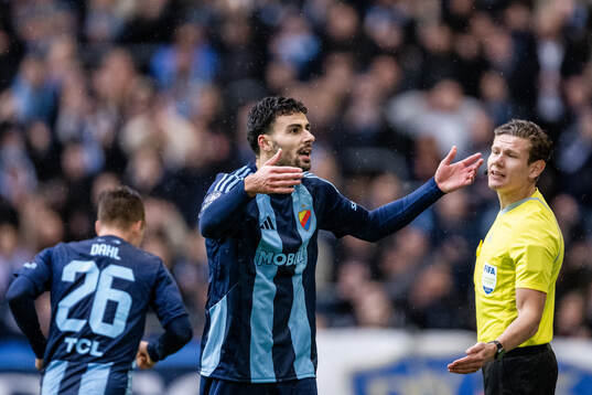 Djurgårdens Deniz Hummet  jublar