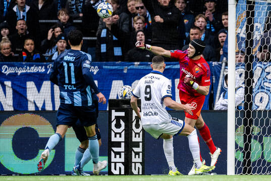 Djurgårdens målvakt Jacob Widell Zetterström