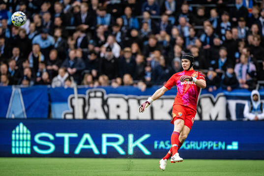 Djurgårdens målvakt Jacob Widell Zetterström