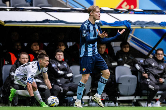 Djurgårdens Lucas Bergvall reagerar på domslut