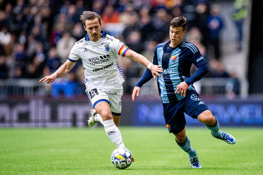 Sirius Daniel Stensson och Djurgårdens Samuel Dahl