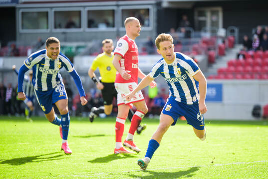 IFK Göteborgs Arbnor Mucolli jublar