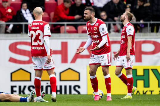 Kalmars Robert Gojani, Dino Islamovic och Jonathan Ring