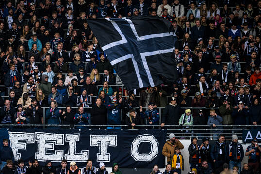 Spectators in the stands