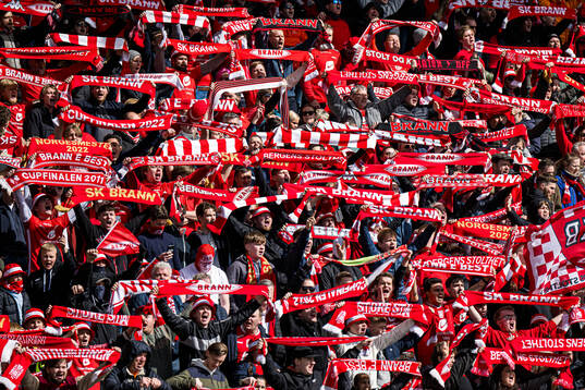 Spectators in the stands