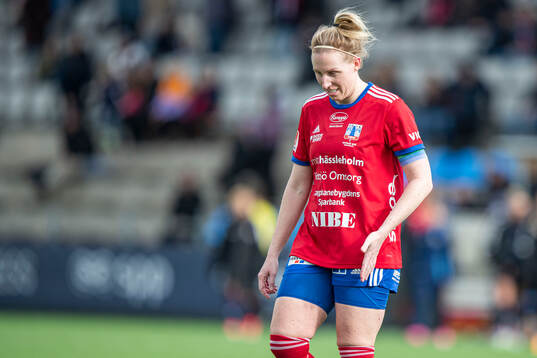 Vittsjös Sandra Lynn deppar fotbollsmatchen i