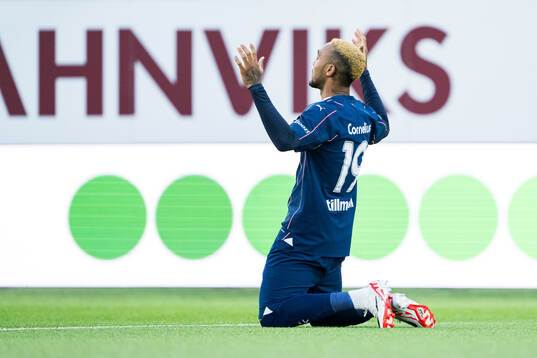 Malmö FFs Derek Cornelius jublar