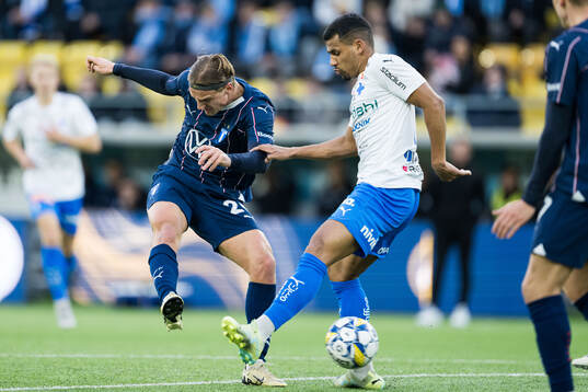 Malmö FFs Erik Botheim och Värnamos Victor Larsson
