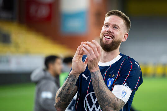 Malmö FFs Malmö FFs Pontus Jansson jublar