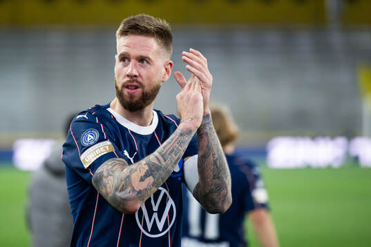 Malmö FFs Malmö FFs Pontus Jansson jublar