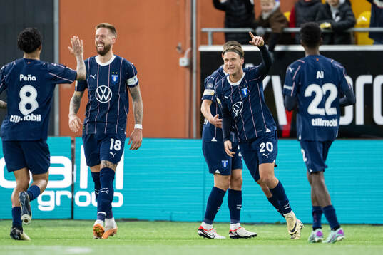 Malmö FFs Erik Botheim jublar