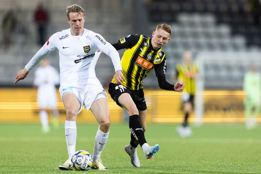 Brommapojkarnas Torbjörn Lysaker Heggem och Häckens