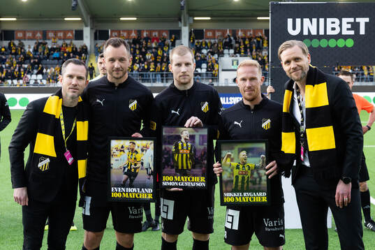 Häckens Even Hovland, Simon Gustafson och Mikkel Rygaard