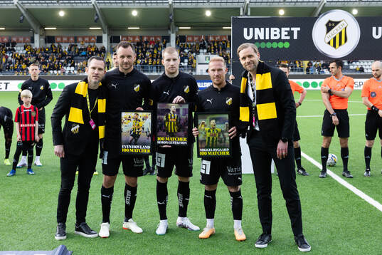 Häckens Even Hovland, Simon Gustafson och Mikkel Rygaard