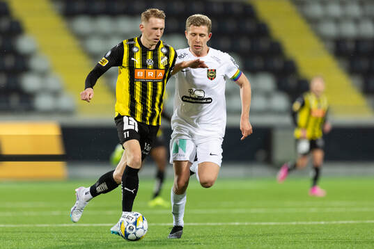 Häckens Julius Lindberg och Brommapojkarnas Ludvig Fritzson
