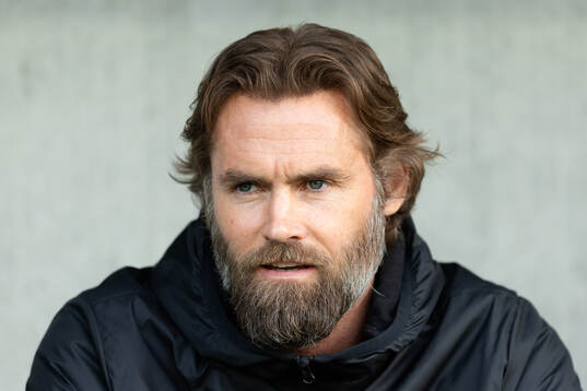 Brommapojkarnas tränare Olof Mellberg innan