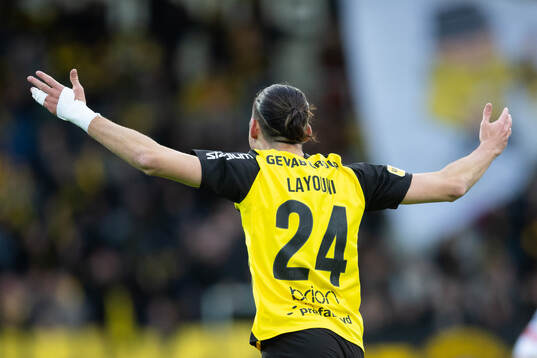 Häckens Amor Layouni jublar