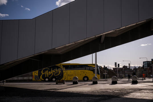 Elfsborgs buss anländer