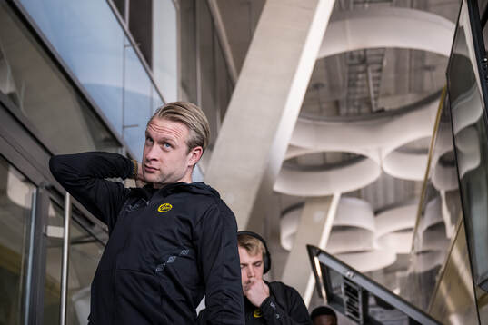Elfsborgs Johan Larsson anländer