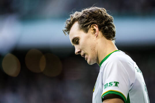Hammarbys Hampus Skoglund deppar