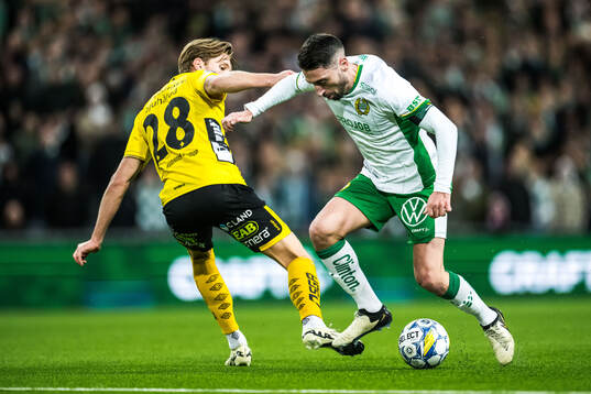 Elfsborgs Noah Söderberg och Hammarbys Nahir Besara