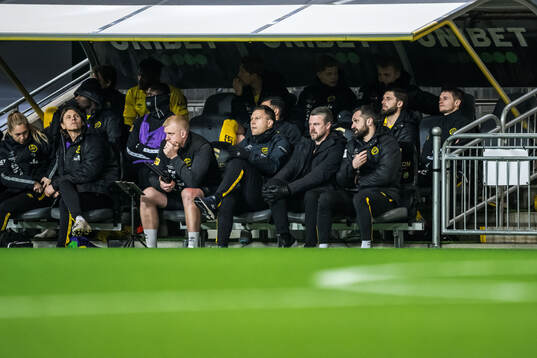 Elfsborgs tränare Jimmy Thelin deppar
