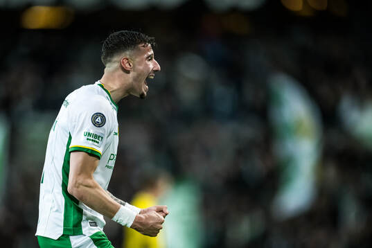 Hammarbys Viktor Dukanovic jublar