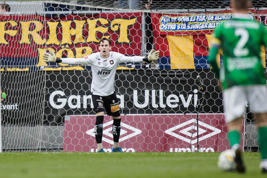 Örgrytes målvakt Hampus Gustafsson