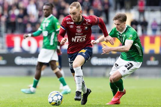 Örgrytes Amel Mujanic och Brages Johan Arvidsson