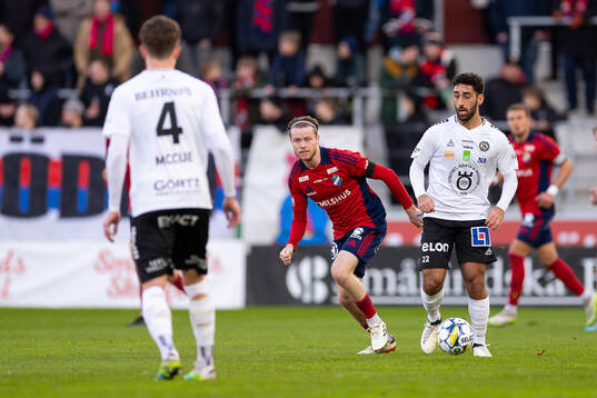 Östers Daniel Ljung och Örebros Lucas Shlimon