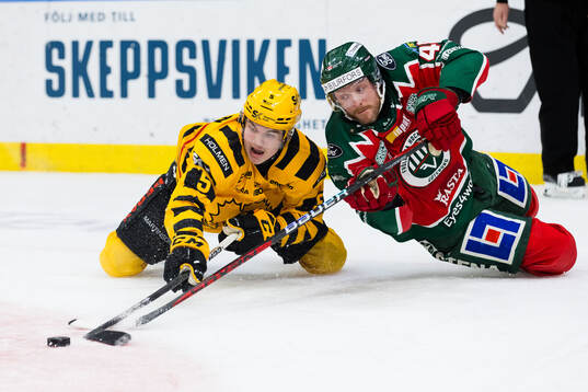 Skellefteås Axel Sandin Pellikka och Frölundas Carl