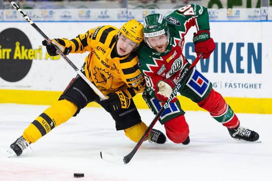 Skellefteås Axel Sandin Pellikka och Frölundas Carl