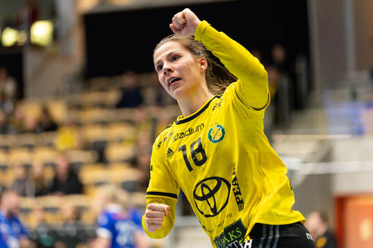 Sävehofs Laura Jensen jublar