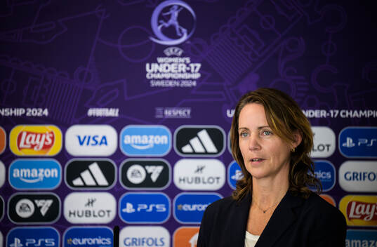 Bläddra bland fler bilder av  UEFA European Women’s Under-17 Championship 2024, Sweden, Press conference