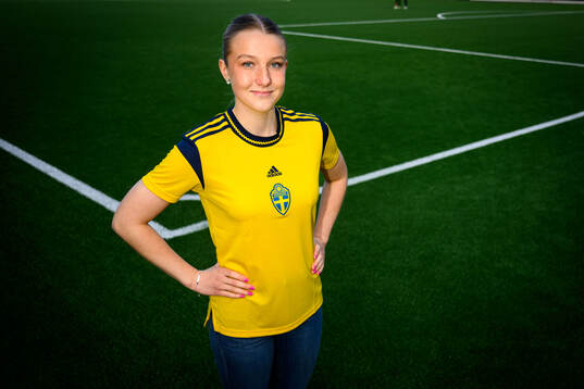 Wilma Ceder of Sweden poses for a portrait