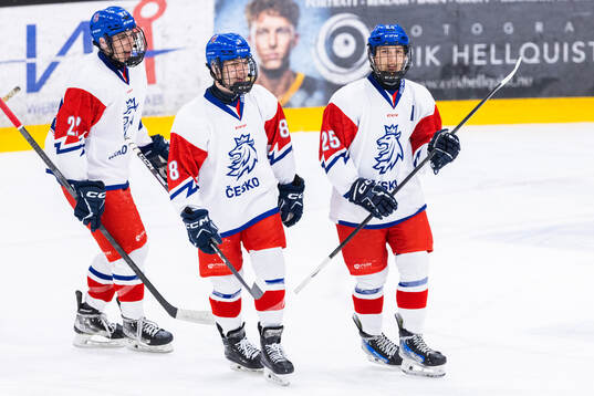 Vojtech Cihar, Vit Zahejsky and Matej Pekar of Czech