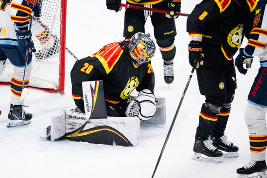 Brynäs målvakt Damian Clara