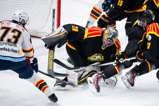Brynäs målvakt Damian Clara