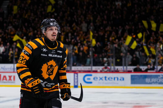 Skellefteås Jonathan Johnson jublar