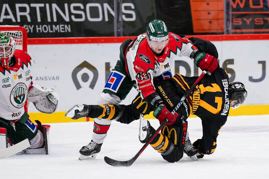 Frölundas Tom Nilsson och Skellefteås Pär Lindholm