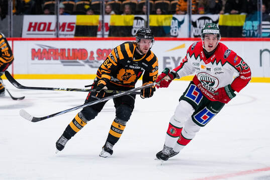 Skellefteås Jonathan Pudas och Frölundas David Edstrom